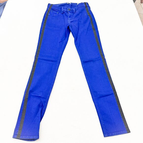 Rag & Bone Intermix Jegging Blue Denim Jeans Lapis Tuxedo Size 27 - Picture 2 of 8